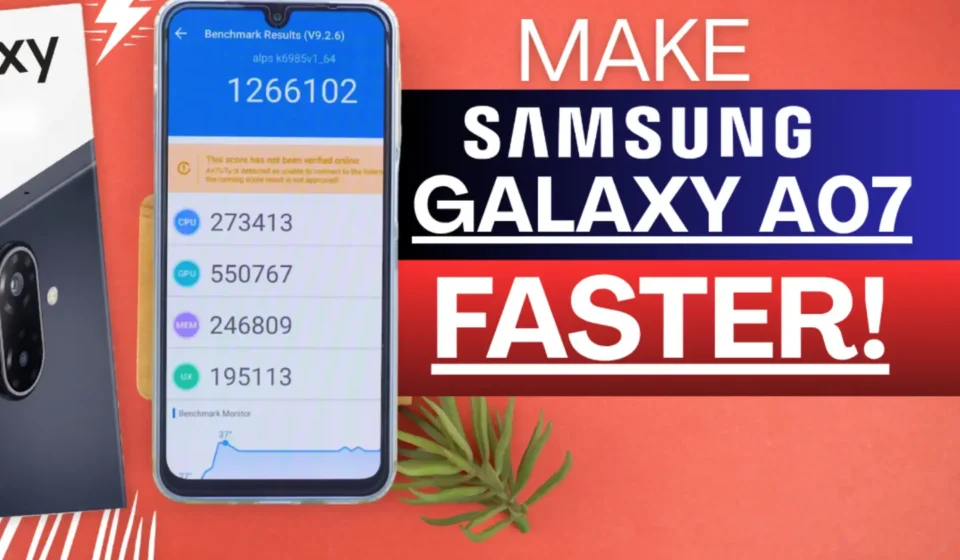 How to Make Samsung Galaxy A07 Faster & Smoother? A07 faster