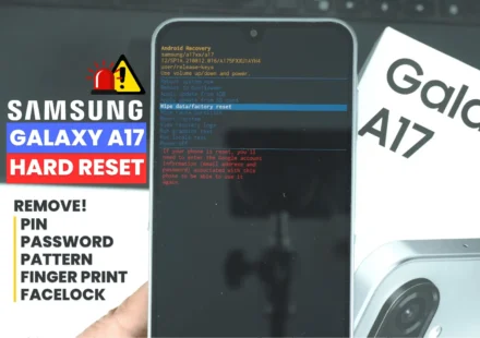 A17 hard reset