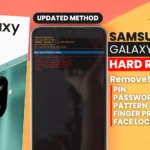 samsung a08 hard reset