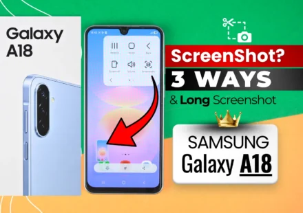 Samsung a18 screenshot