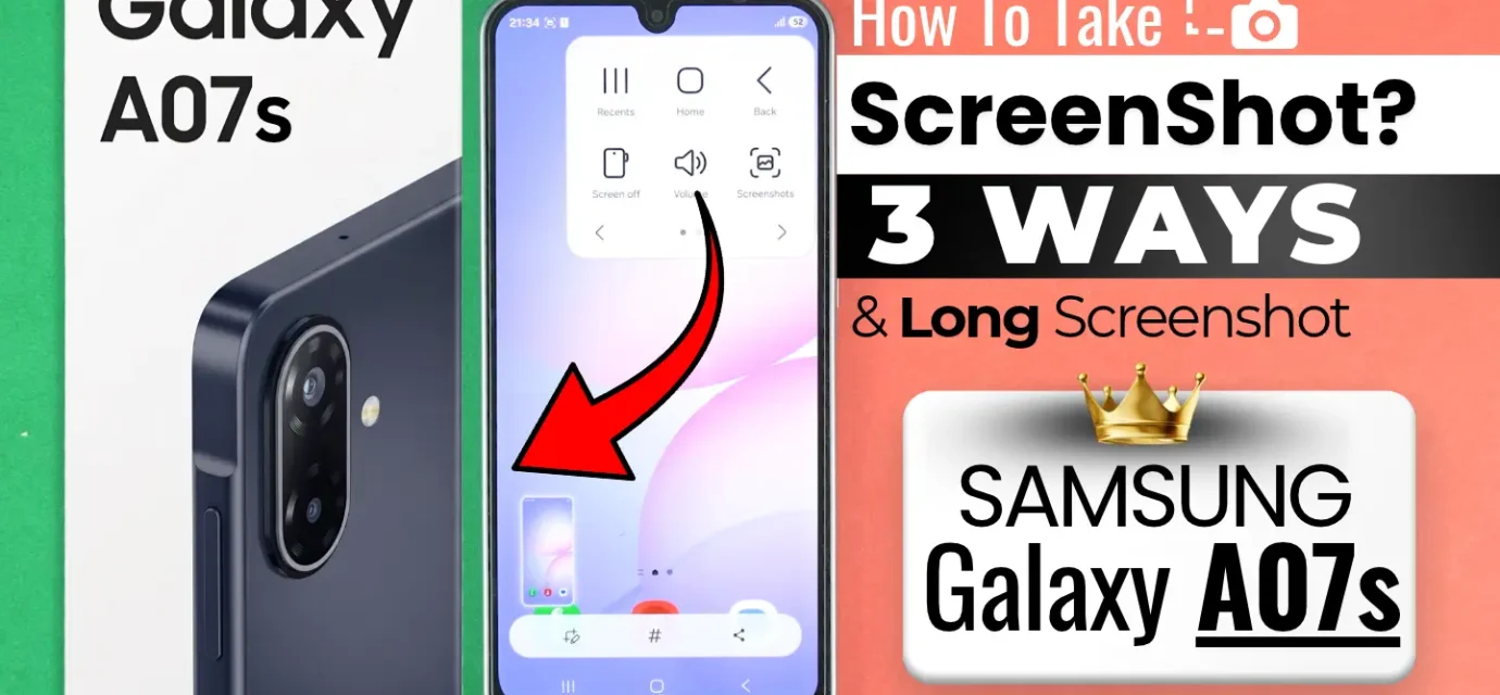 Samsung a07s screenshot