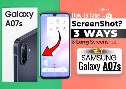 Samsung a07s screenshot