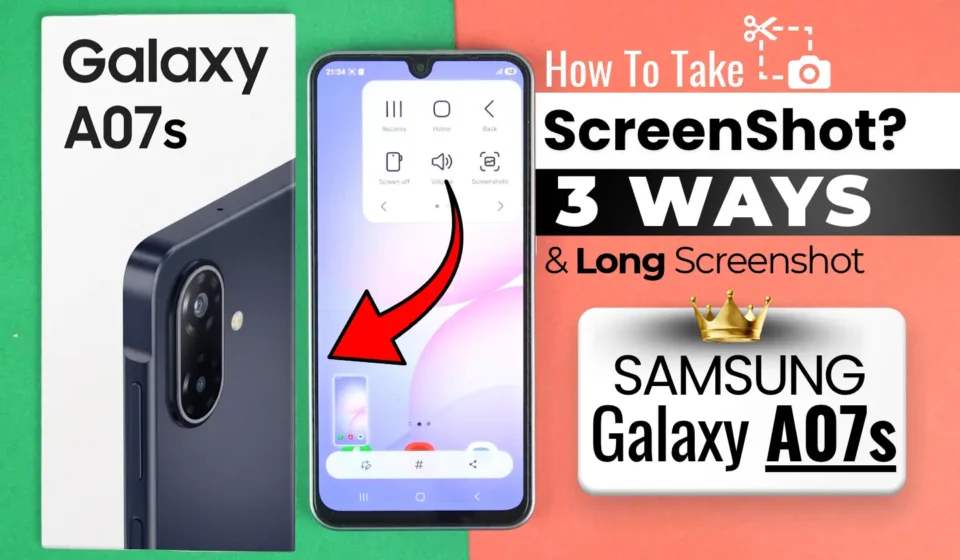 Samsung a07s screenshot