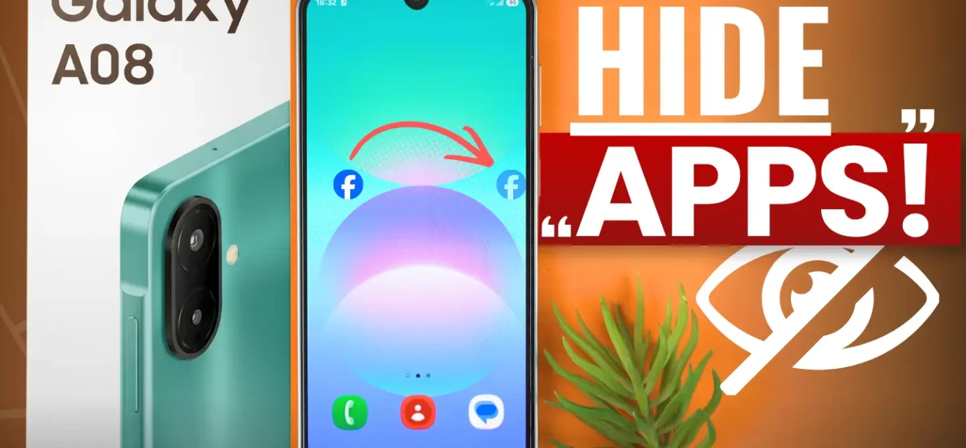 Samsung a08 hide apps