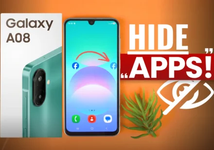 Samsung a08 hide apps